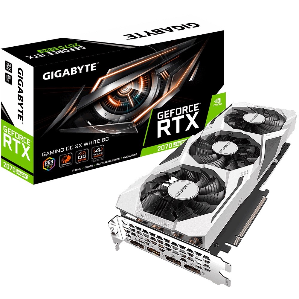 Karta graficzna GeForce RTX 2070 SUPER GAMING OC WHITE 8GB 256bit GDDR6 3DP/HDMI