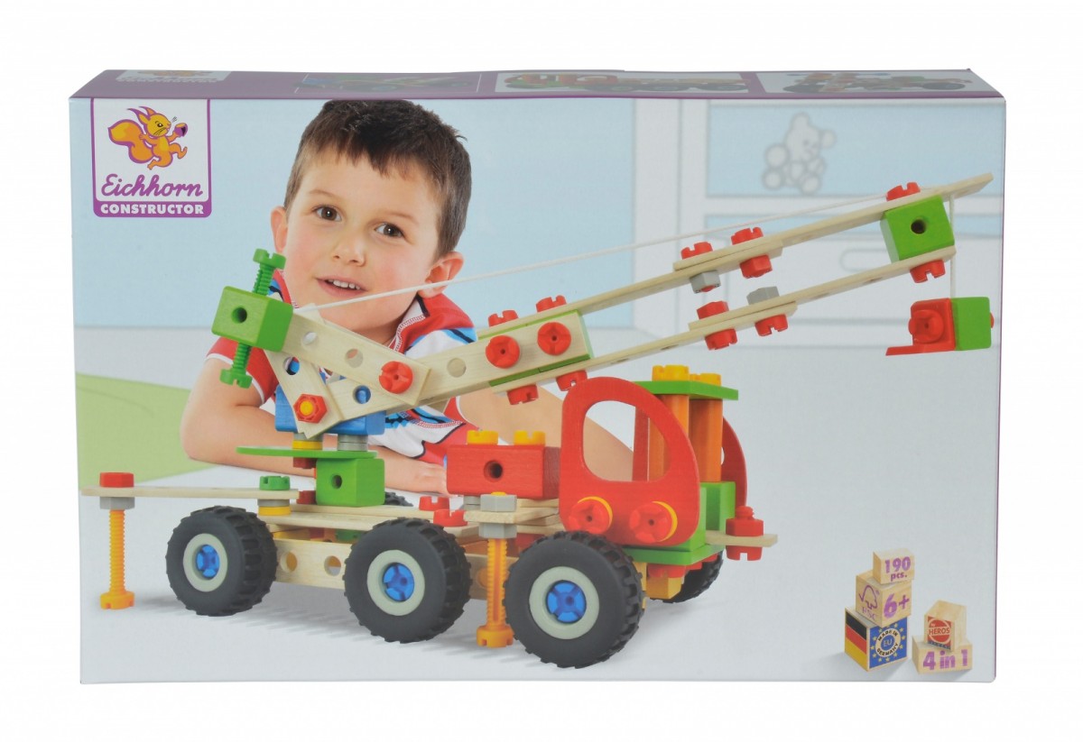 Klocki konstrukcyjne Constructor 190 elementów