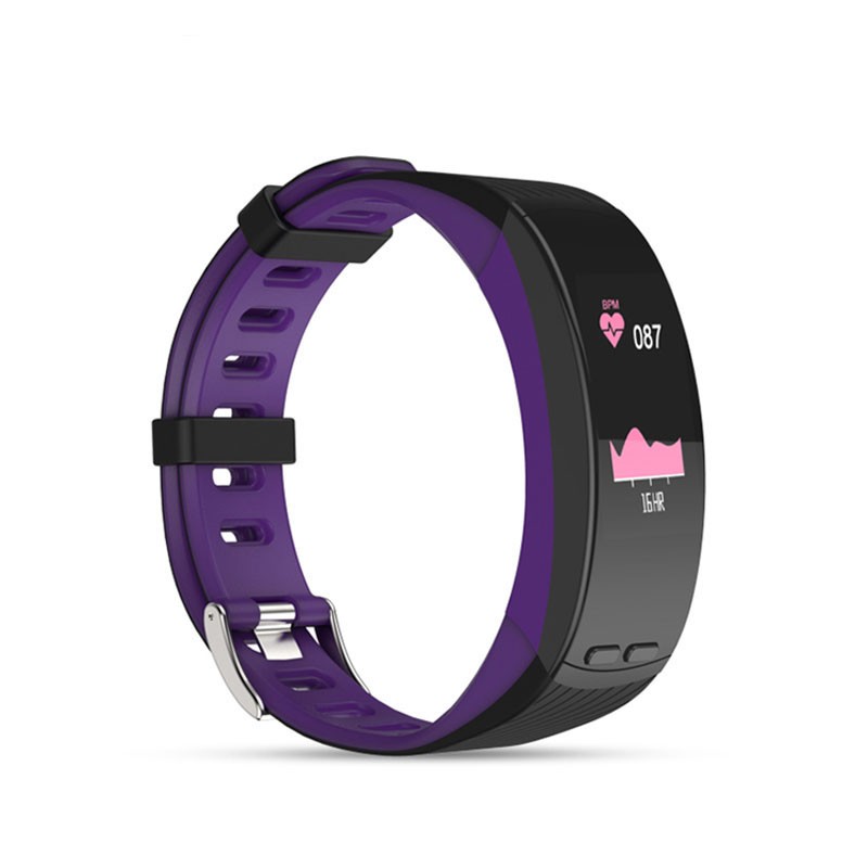 Smartband Fit 23 GPS czarno fioletowy