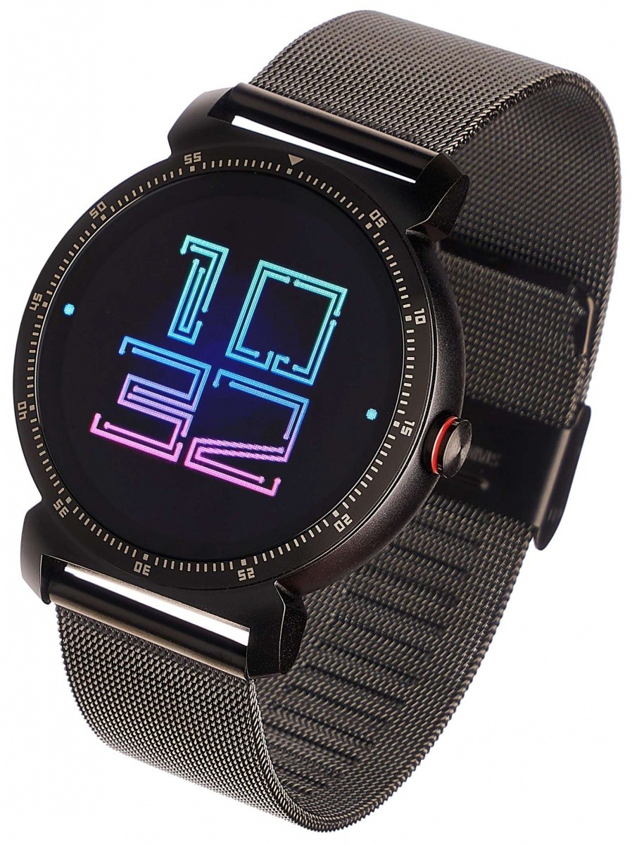 Smartwatch GT20S czarny stalowy 
