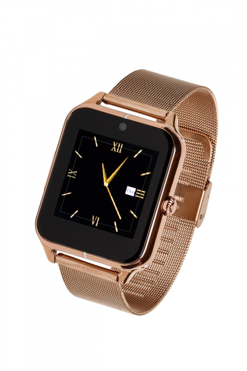 Smartwatch G26 złoty stalowy 