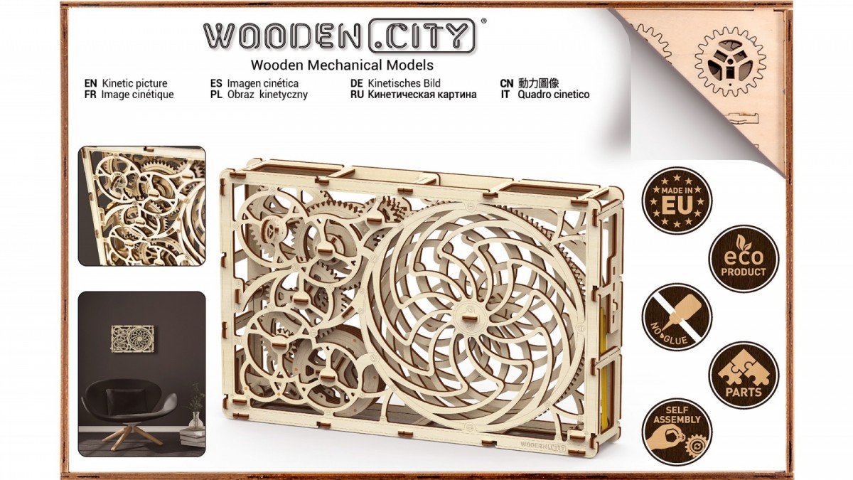 Puzzle 3D Obraz kinetyczny