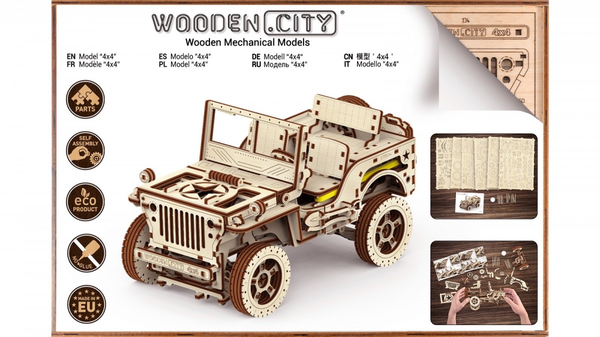 Puzzle 3D Jeep 4x4