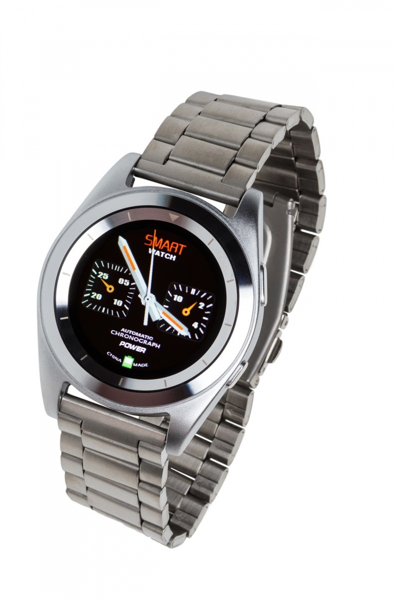 Smartwatch GT13 srebrny stalowy 