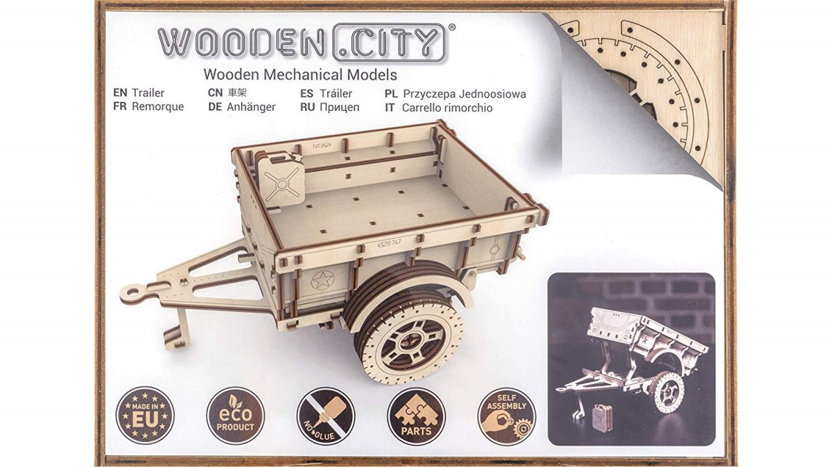 Puzzle 3D Przyczepa do 4×4