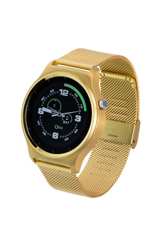 Smartwatch GT18 złoty stalowy 