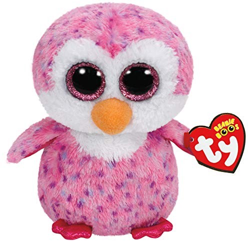 Maskotka TY Beanie Boos - Glider - różowy pingwin 15 cm