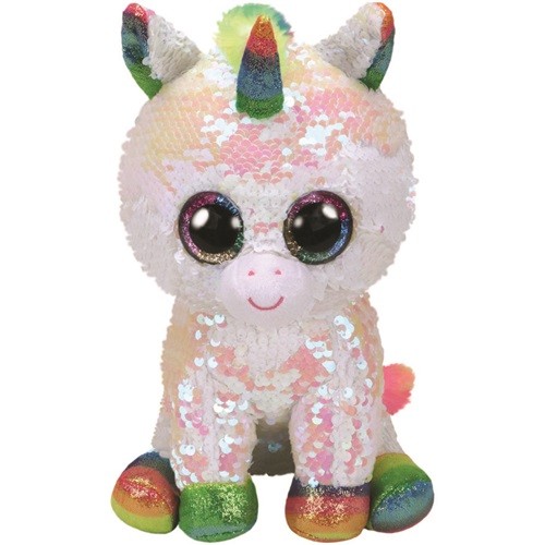 Maskotka TY Beanie Boos - Cekinowy jednorożec 24 cm