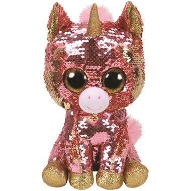 Maskotka TY Beanie Boos - Cekinowy jednorożec 24 cm