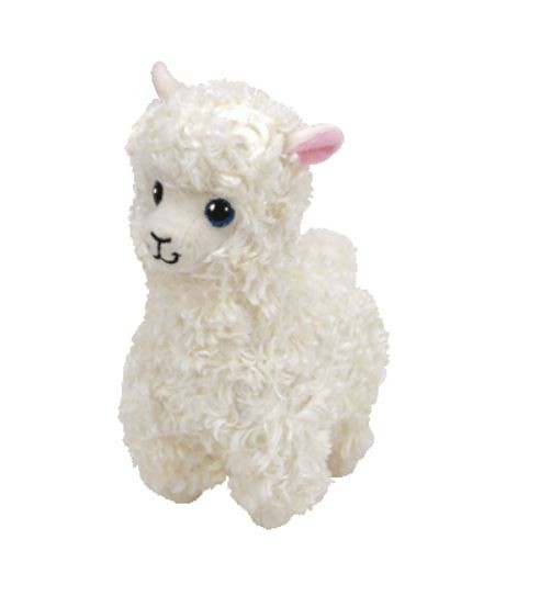 Maskotka TY Beanie Babies - Kremowa lama Lily 15 cm