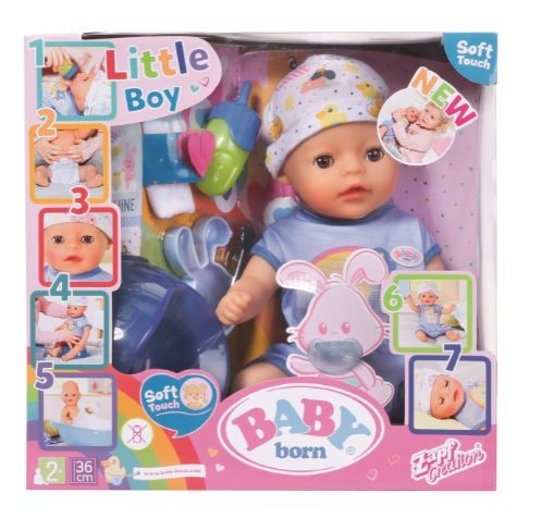 Lalka interaktywna BABY BORN Soft Touch Chłopiec 36 cm