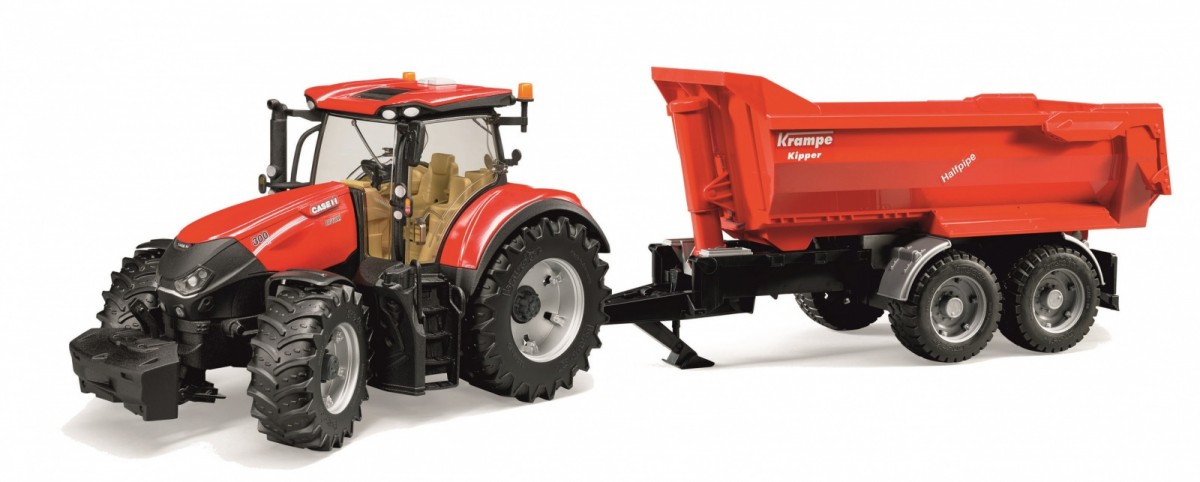 Traktor Case IH Optum 300 CVX z przyczepą