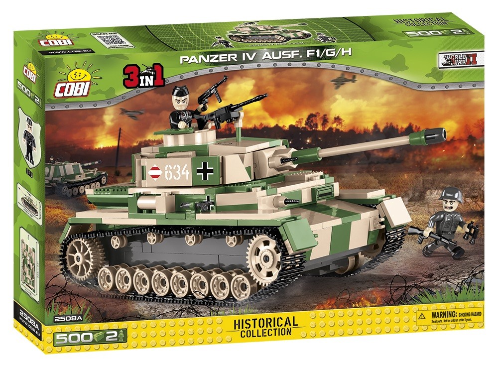 Klocki Armia Panzer IV Ausf.F1/G/H niemiecki czołg średni