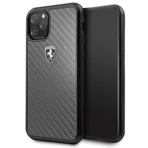 Etui hardcase FEHCAHCN58BK iPhone 11 Pro czarny Carbon Heritage 