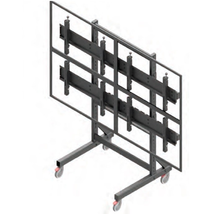 Mobilny stojak VideoWall 2x2 40-47 CALI VWT2247-L 