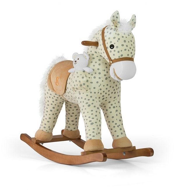 Konik na biegunach Pony Gray Dot