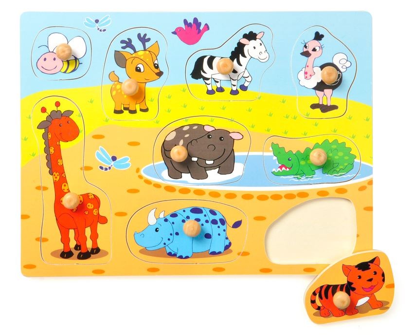 Układanka TOP BRIGHT Puzzle drewniane Sawana