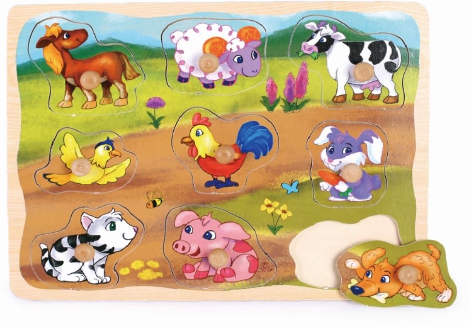 Układanka TOP BRIGHT Puzzle drewniane Zwierzęta