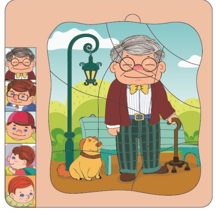 Układanka TOP BRIGHT Puzzle drewniane warstwowe 