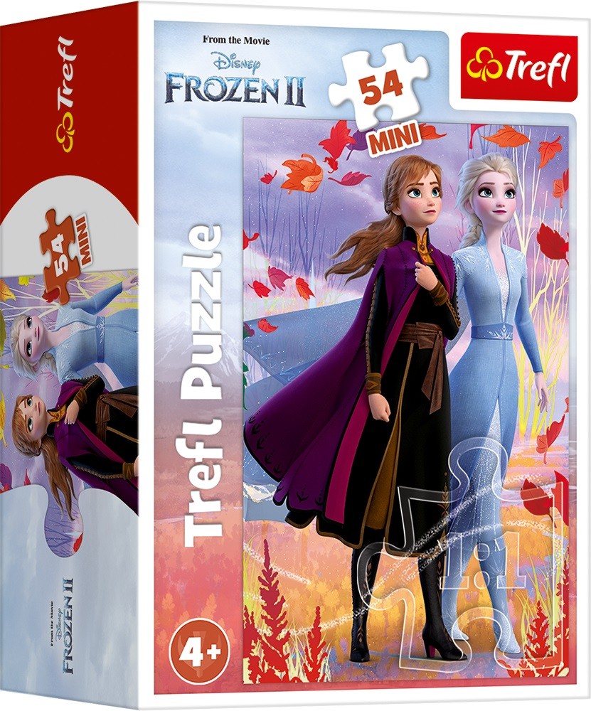 Puzzle 54 elementy Mini Frozen 2 (Kraina Lodu) 40 sztuk/displaya