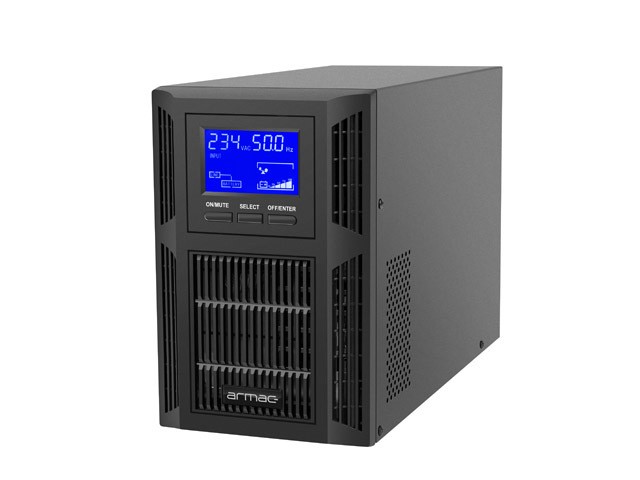 Zasilacz UPS On-Line 1000va LCD 4XIEC 230v obudowa metalowa 