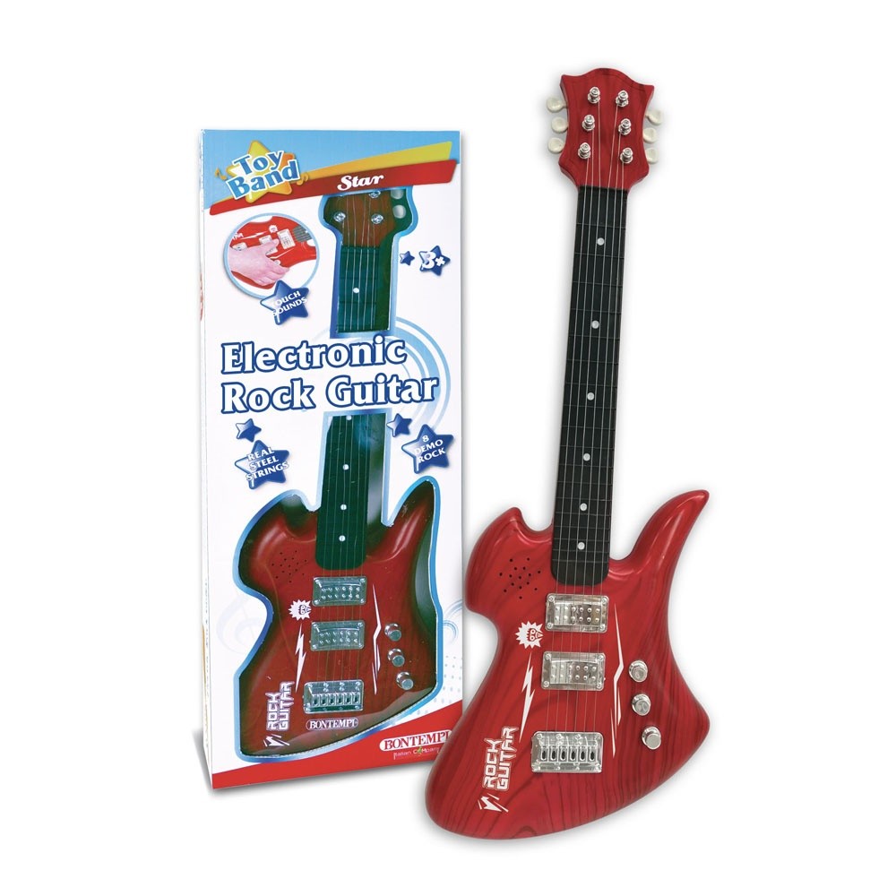 Bontempi Gitar rockowa czerwona