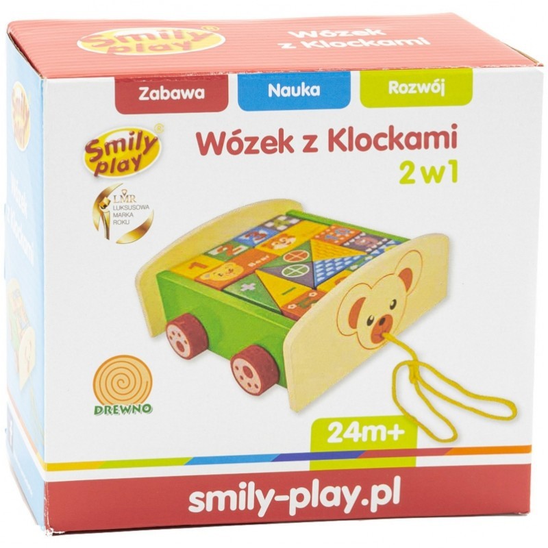 Wózek z klockami 