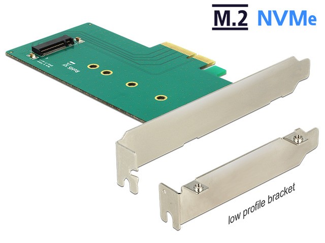 Karta PCI Express - M.2 Key M Low profile 