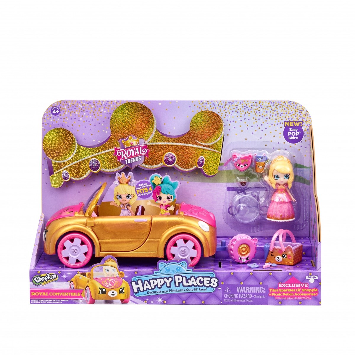 Shopkins Królewski Kabriolet Happy Places Royal