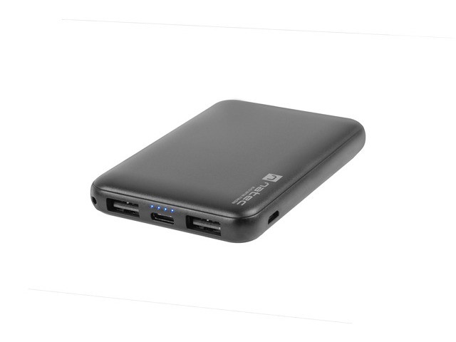 Power Bank Extreme Media Trevi Compact 5000mAh 2x USB + 1x USB-C czarny 