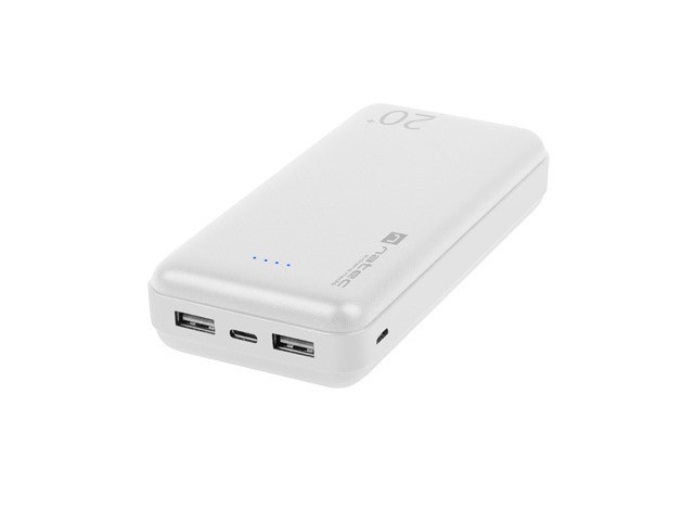 Power Bank Extreme Media Trevi 20000mAh 2x USB + 1x USB-C biały 