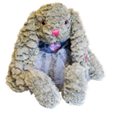 Króliczek Rozalka szara 32 cm