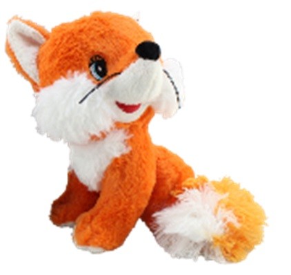 Maskotka Lisek Chytrusek II rudy 25 cm