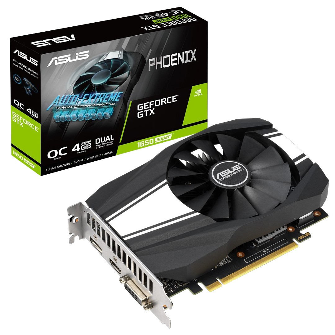 Karta graficzna GeForce GTX 1650 SUPER PH OC 4G 128bit GDDR6 HDMI/DP/DVI-D