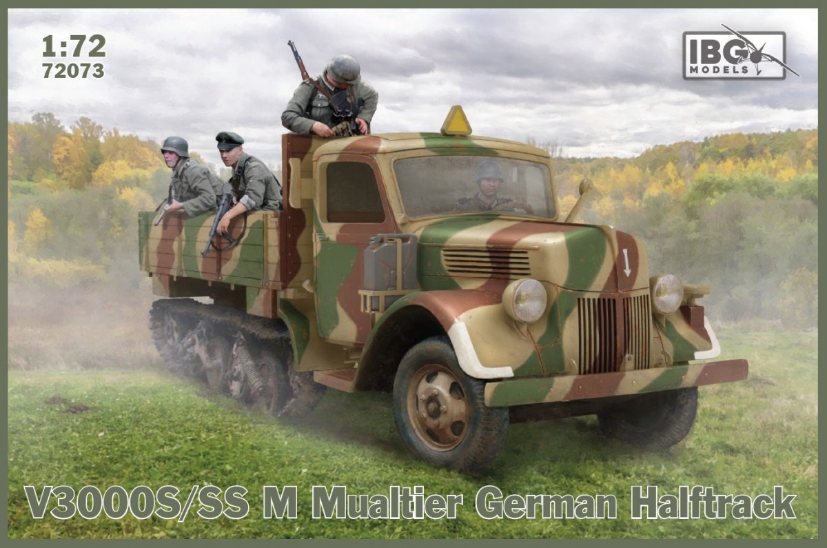 Model plastikowy V3000S/SSM Maultier German Halftrack