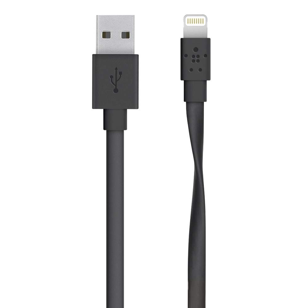 Kabel Flat Lightning do USB Mixit UP 1.2m czarny