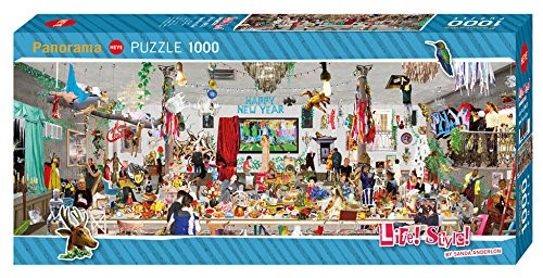 Puzzle 1000 elementów Impreza noworoczna