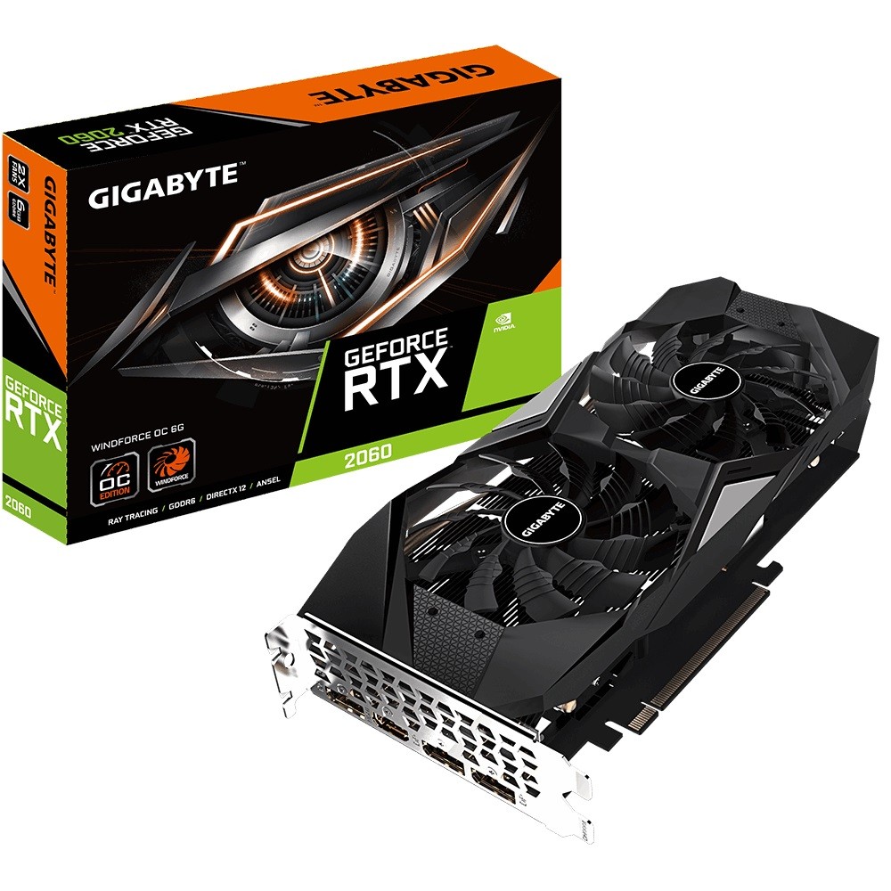 Karta graficzna GeForce RTX 2060 WF 6GB OC 192bit GDDR6 3DP/HDMI