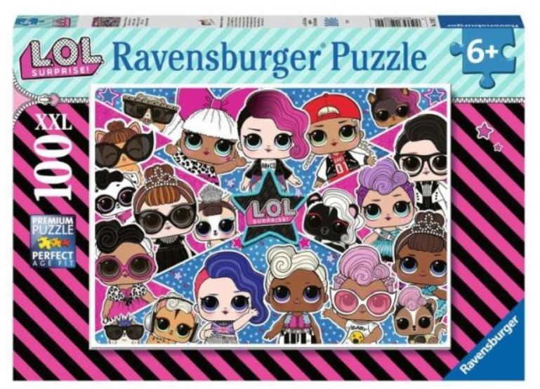 Puzzle 100 elementów LOL Suprprise XXL