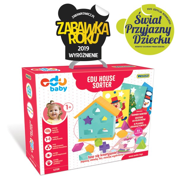 Edu Baby Sorter edukacyjny - Dom