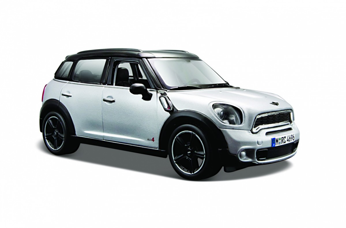 Model kompozytowy Mini Countryman czarno-srebrny 1/24