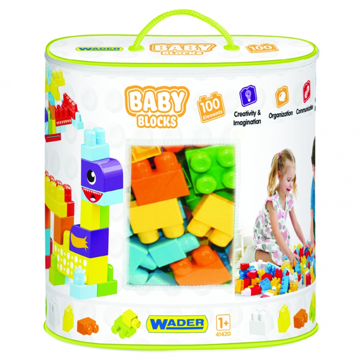 Baby Blocks Klocki torba 100 szt.