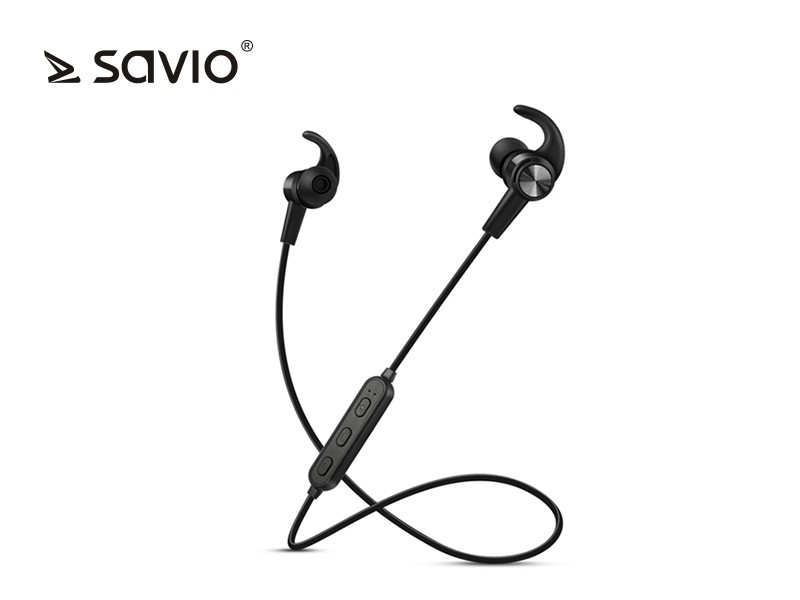 Bezprzewodowe słuchawki Bluetooth v.4.2 z mikrofonem Savio WE-02 Sport