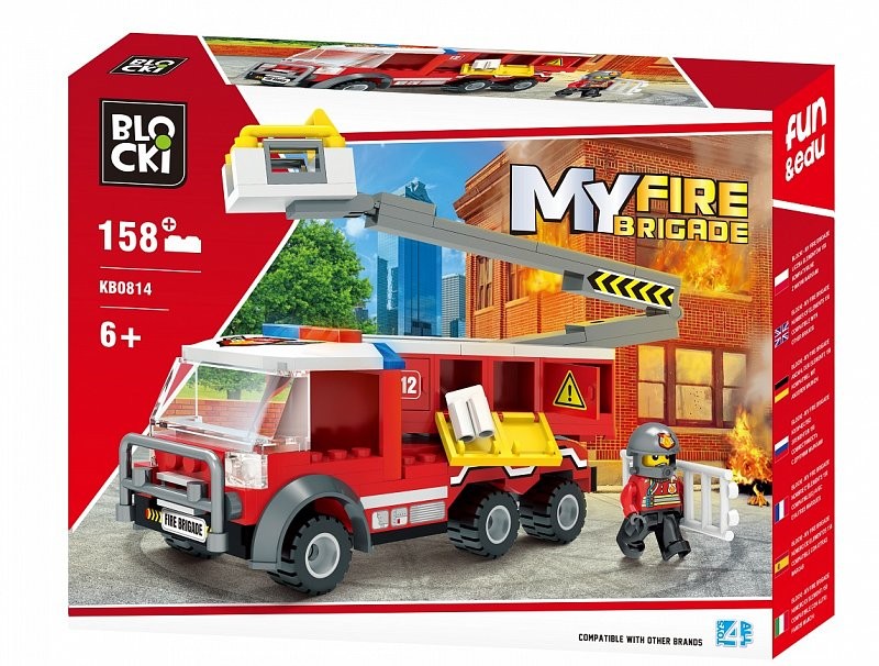 Klocki MYFIREBRIGADE 158 elementów - Podnośnik