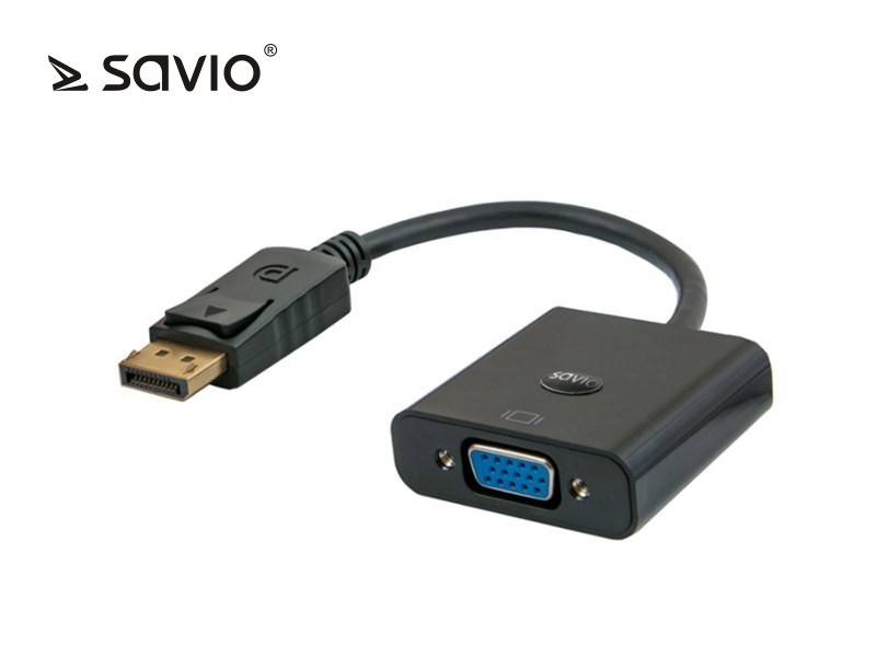 Adapter DisplayPort - VGA SAVIO CL-90 blister