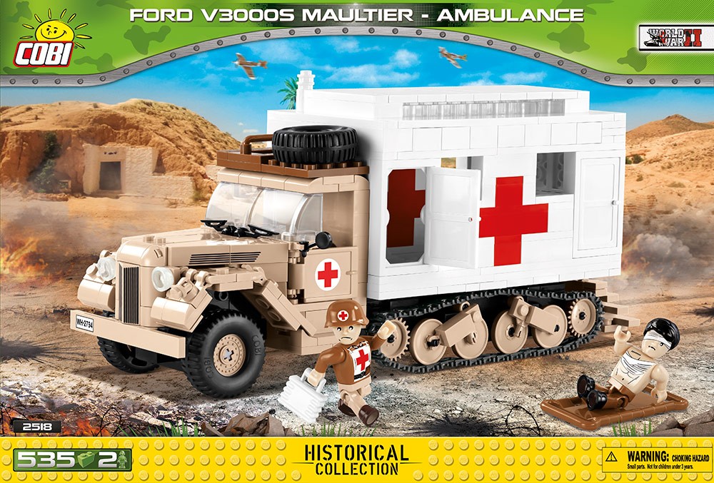 klocki Small Army Ford V3000S Maultier Ambulance