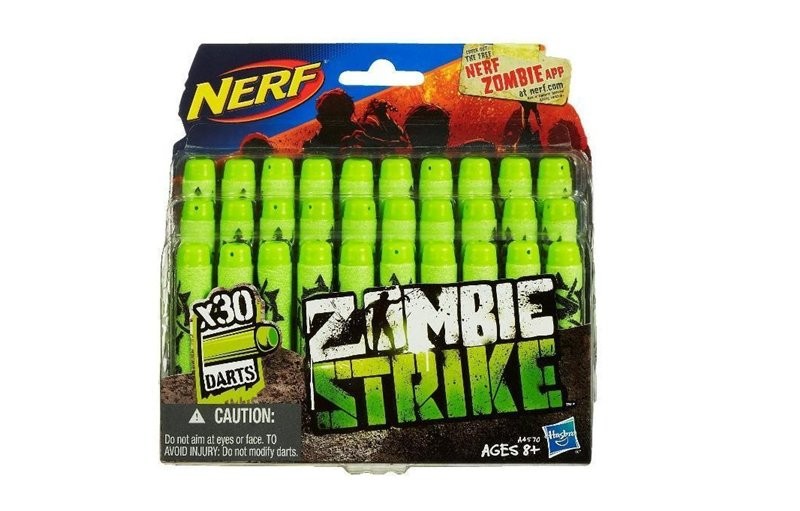 Zestaw 30 strzałek Nerf Zombie