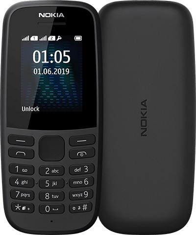 Telefon 105 2019 Dual Sim Black