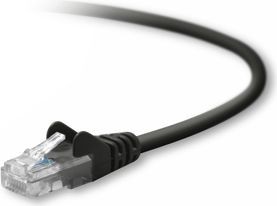 Kabel Cat5e RJ45 15m snagless czarny