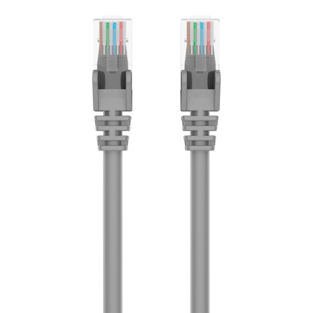 Kabel Cat5e RJ45 15m snagless szary